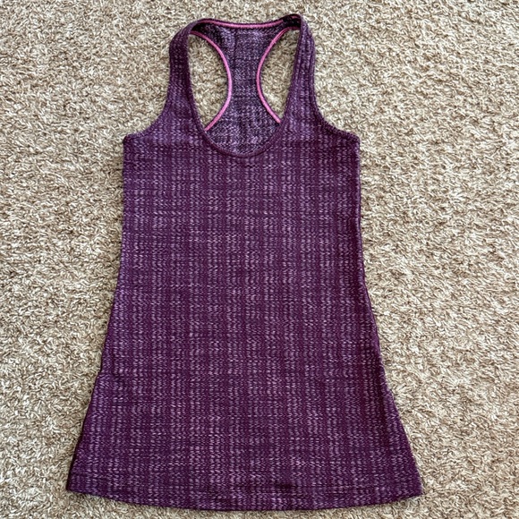 Women's lululemon Purple Racerback Tank Top - Picture 1 of 3